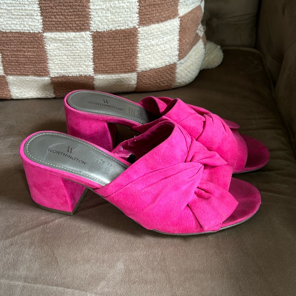 Hot pink heels